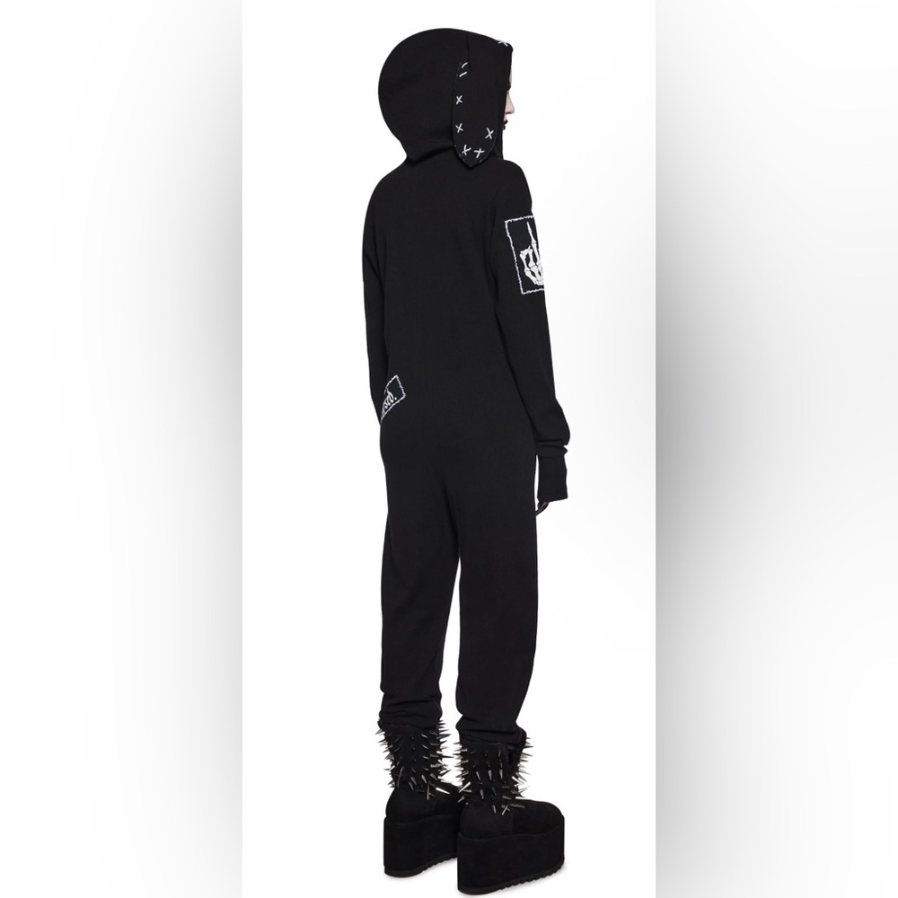Dollskill Grave Girls CURSED WAYS THERMAL ONESIE - Picture 4 of 8